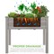 Best Choice Products 34x18x30in Raised Garden Bed, Elevated Wood Planter Box for Kids, Patio w/ Bed Liner